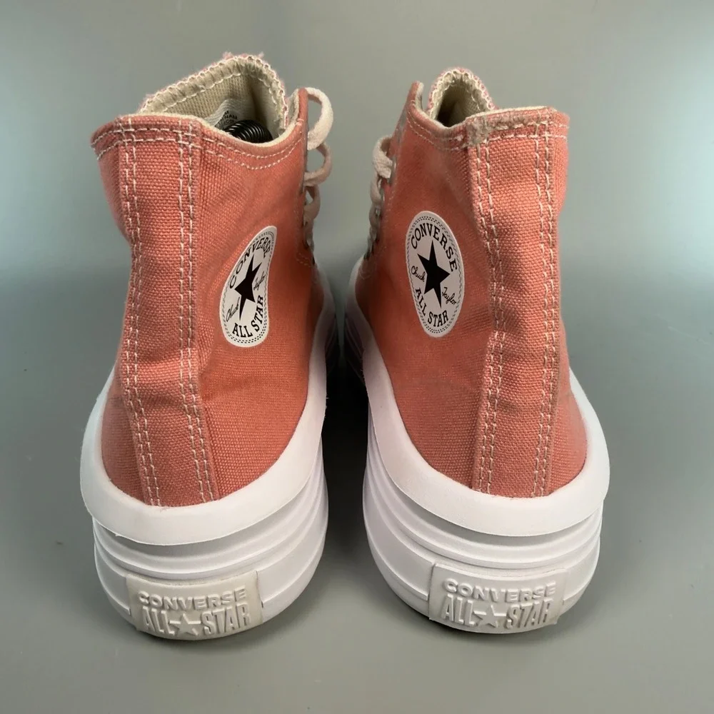 Converse Chuck Taylor All Star Move Platform Women 6 Hi Top Sneaker Pink Lace Up